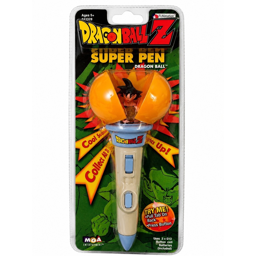 Dragon Ball Z Super Pen Goku MGA Entertainment Vintage 2000 Lights Sounds